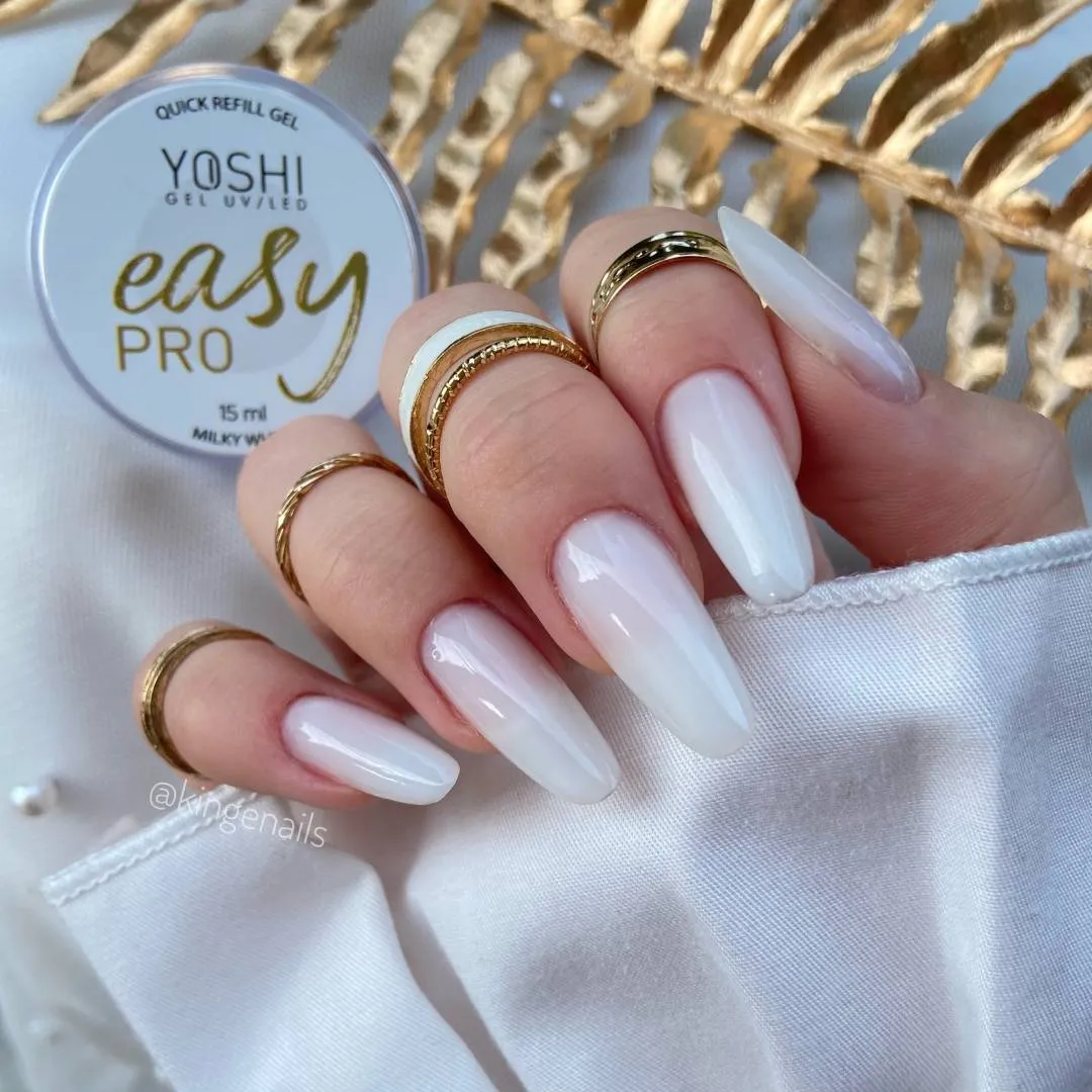 GROSSES Yoshi Easy PRO Milchweiß-Gel UV 50 ml Nagelaufbau-Gel