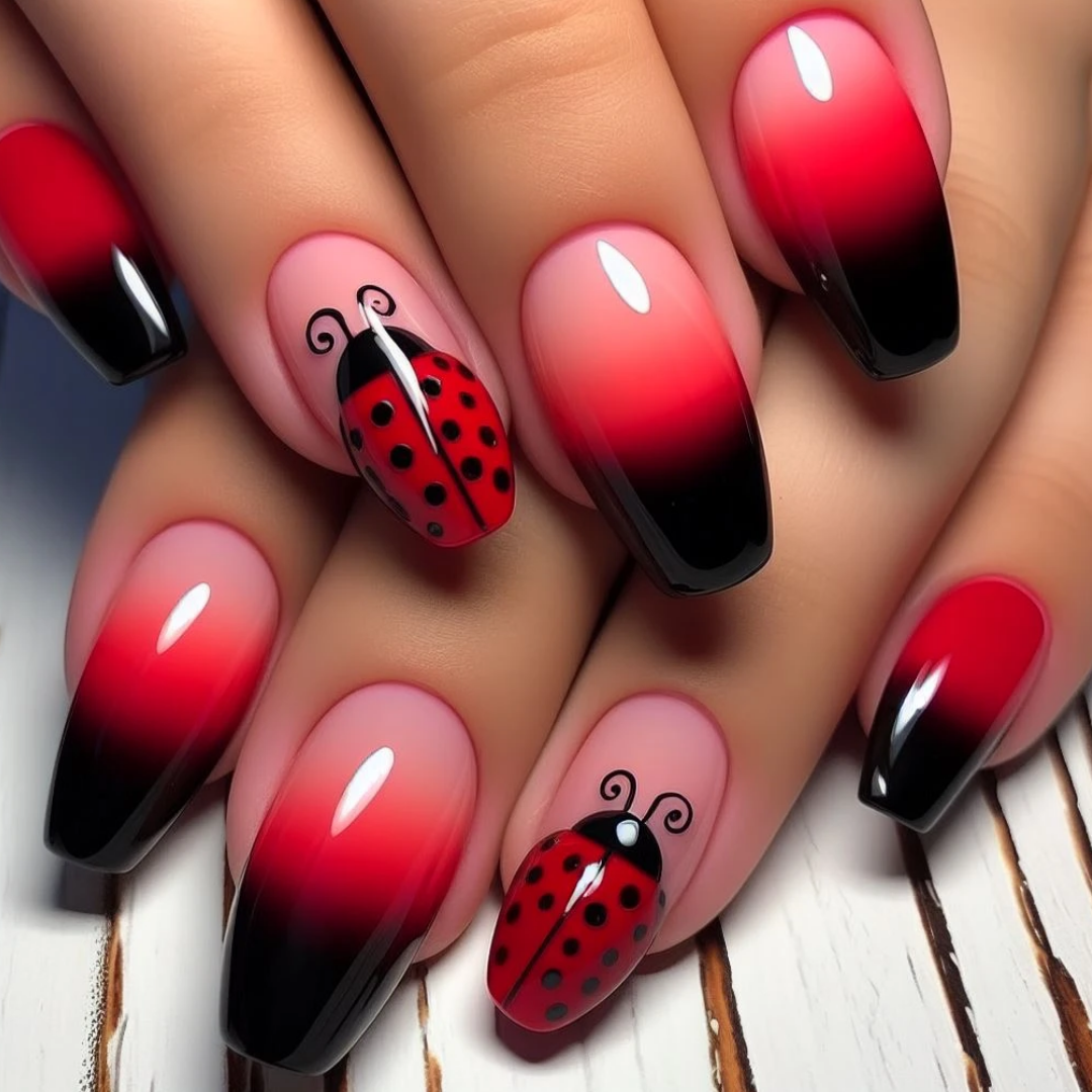 Picassini Lackgel Schwarz Schwarz für Muster Boska Nails 5ml