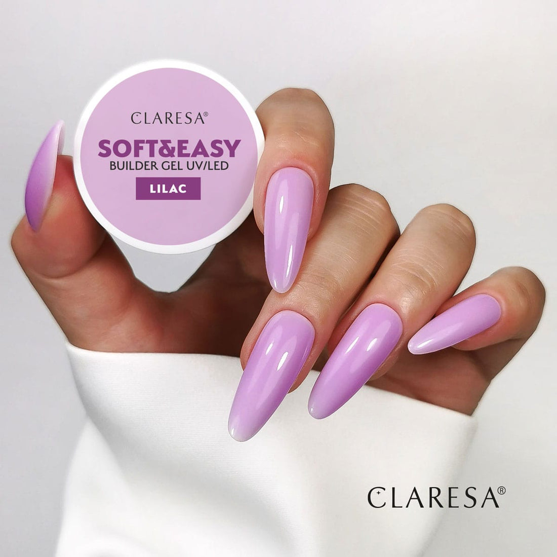 Claresa Soft&Easy Builder Lila Nagelgel 45g