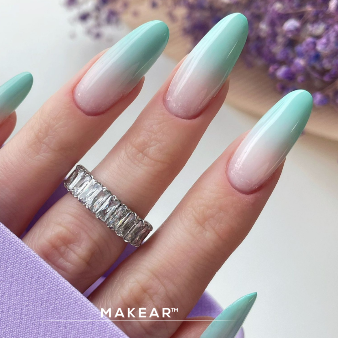 Makear GG20 Gel&Go Nagelaufbaugel ohne Feilen Glitter Milky 50ml