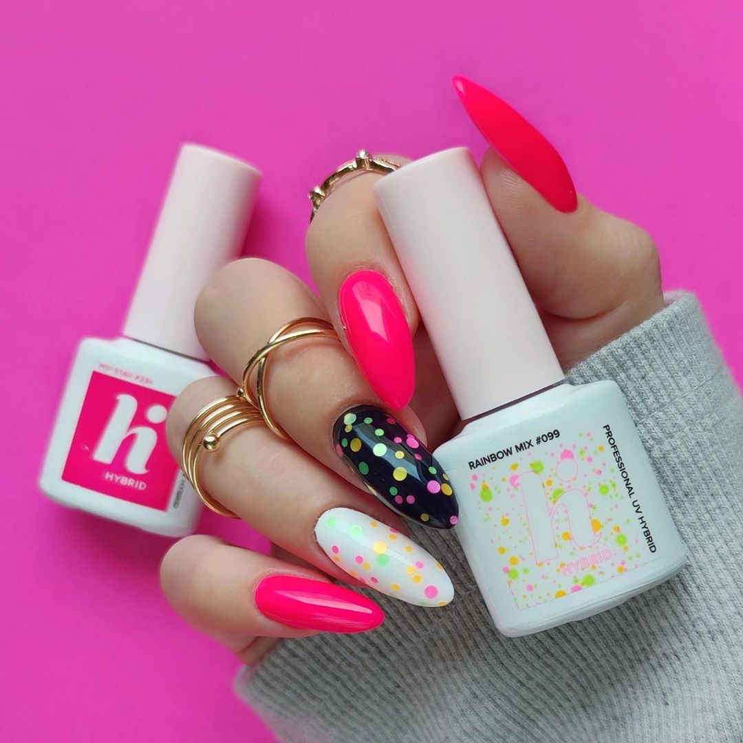 HI HYBRID #099 Hybrid-Nagellack, Regenbogen-Mix, 5 ml