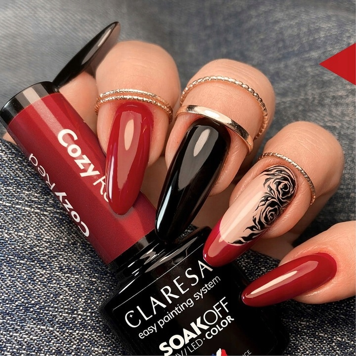 Claresa Hybrid Nagellack COZY RED rot