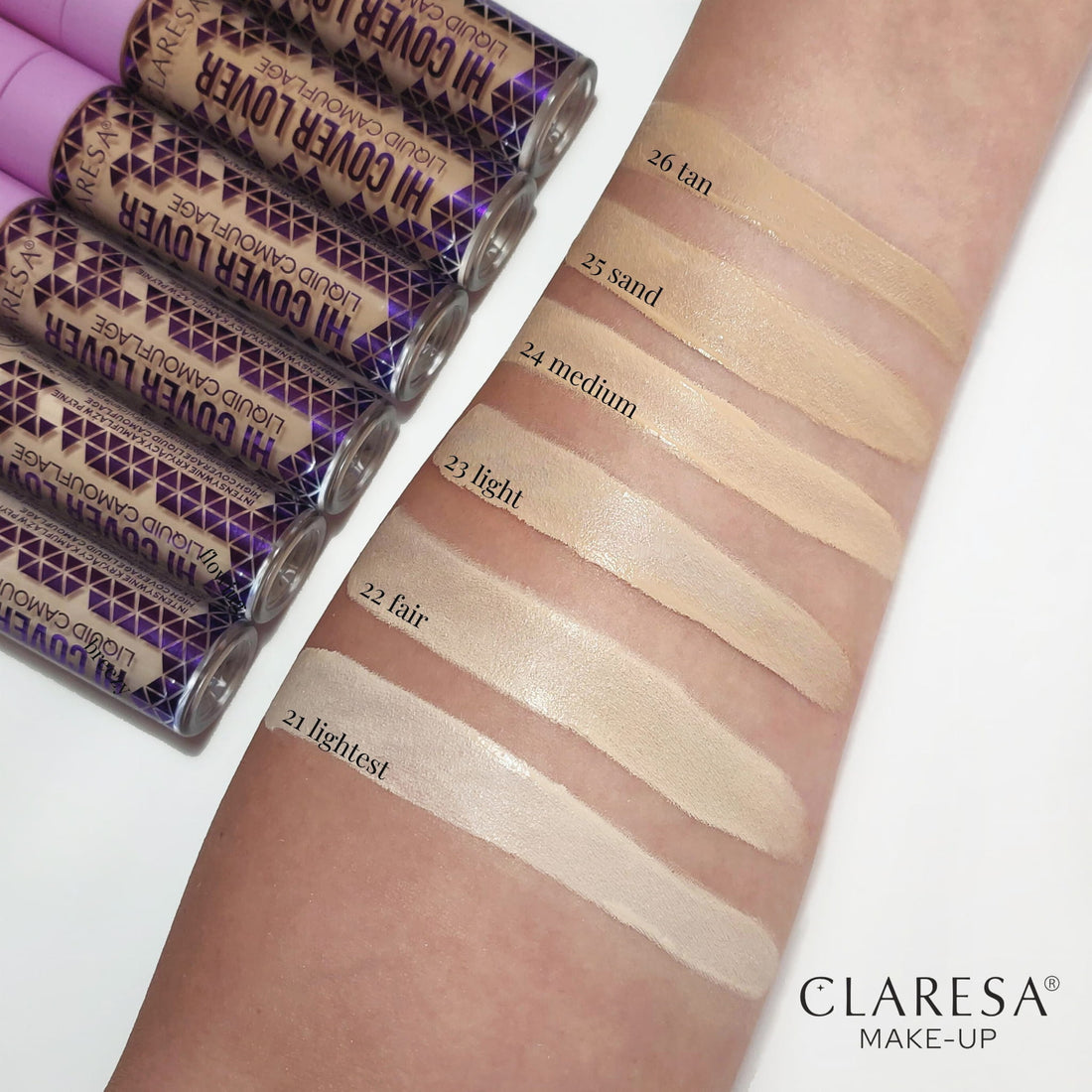 Claresa Hi Cover Lover 23 Light Concealer für Augenringe, Pickel