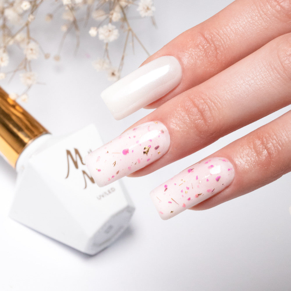 MollyLac Hybrid Nagellack Blumen Hema/di-Hema frei 8g Nr.151 getrocknete Blumen