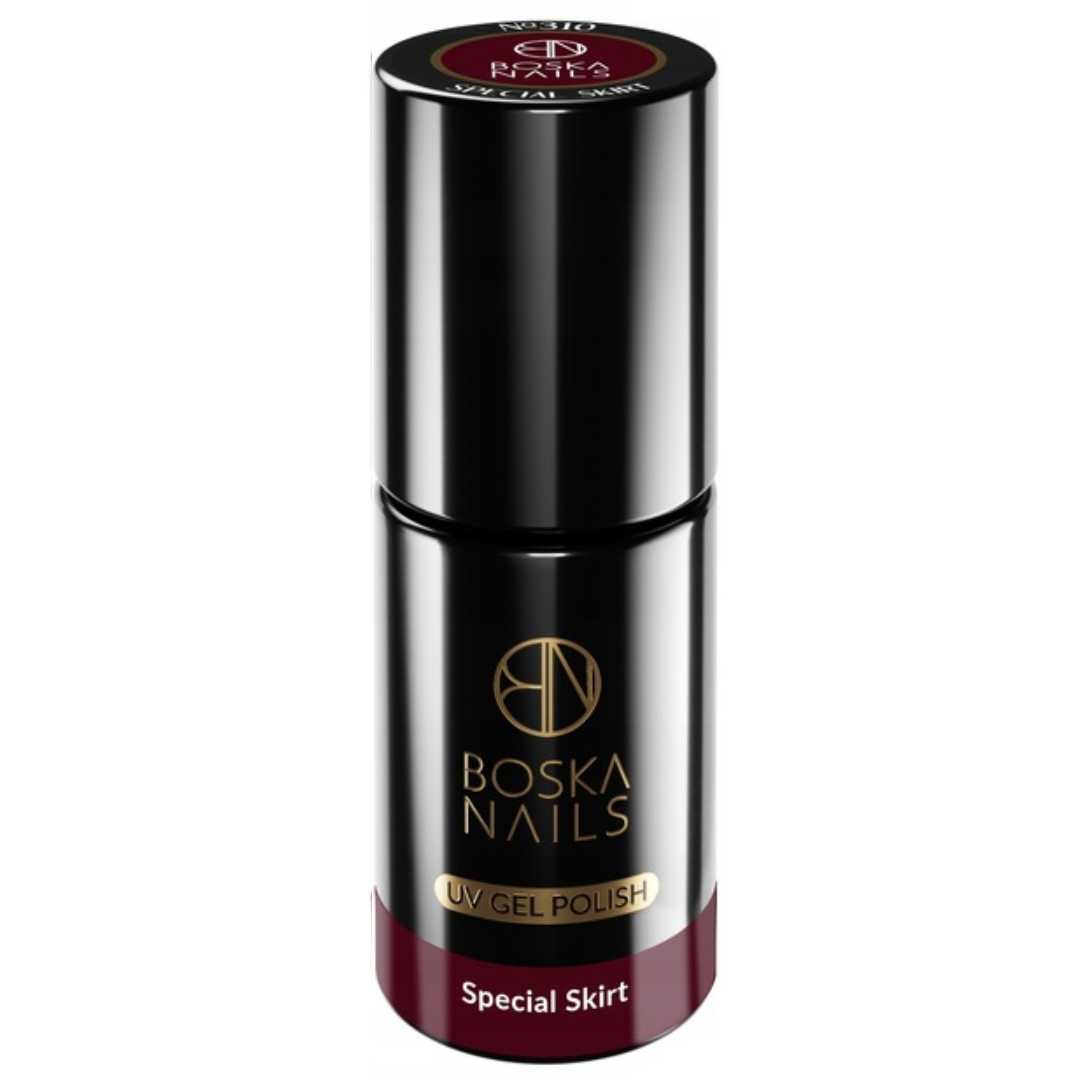 Boska Nails Hybrid-Nagellack 310 Special Skirt Burgundy, 6 ml