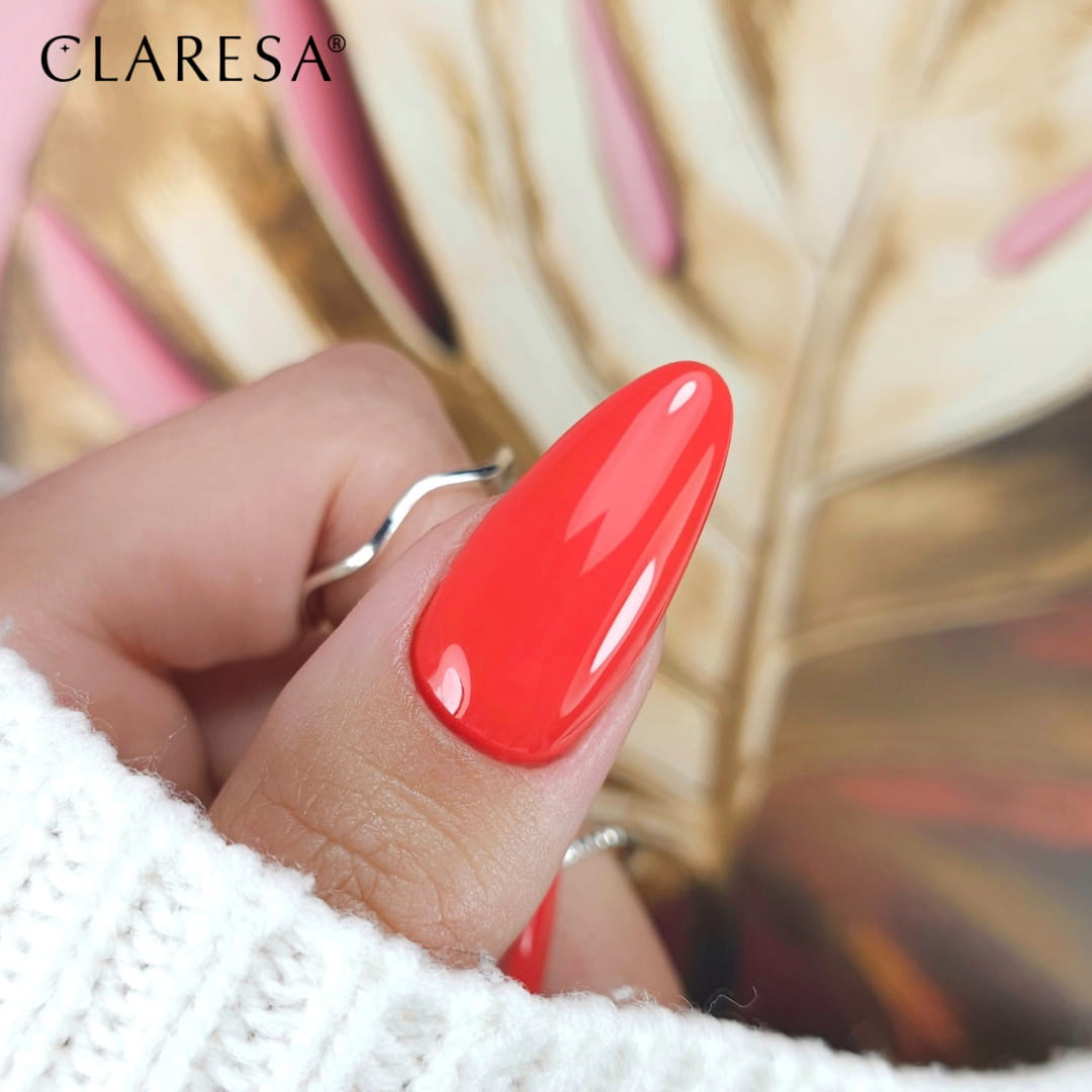 Claresa Hybrid-Nagellack STAY COSY 5 Koralle Orange