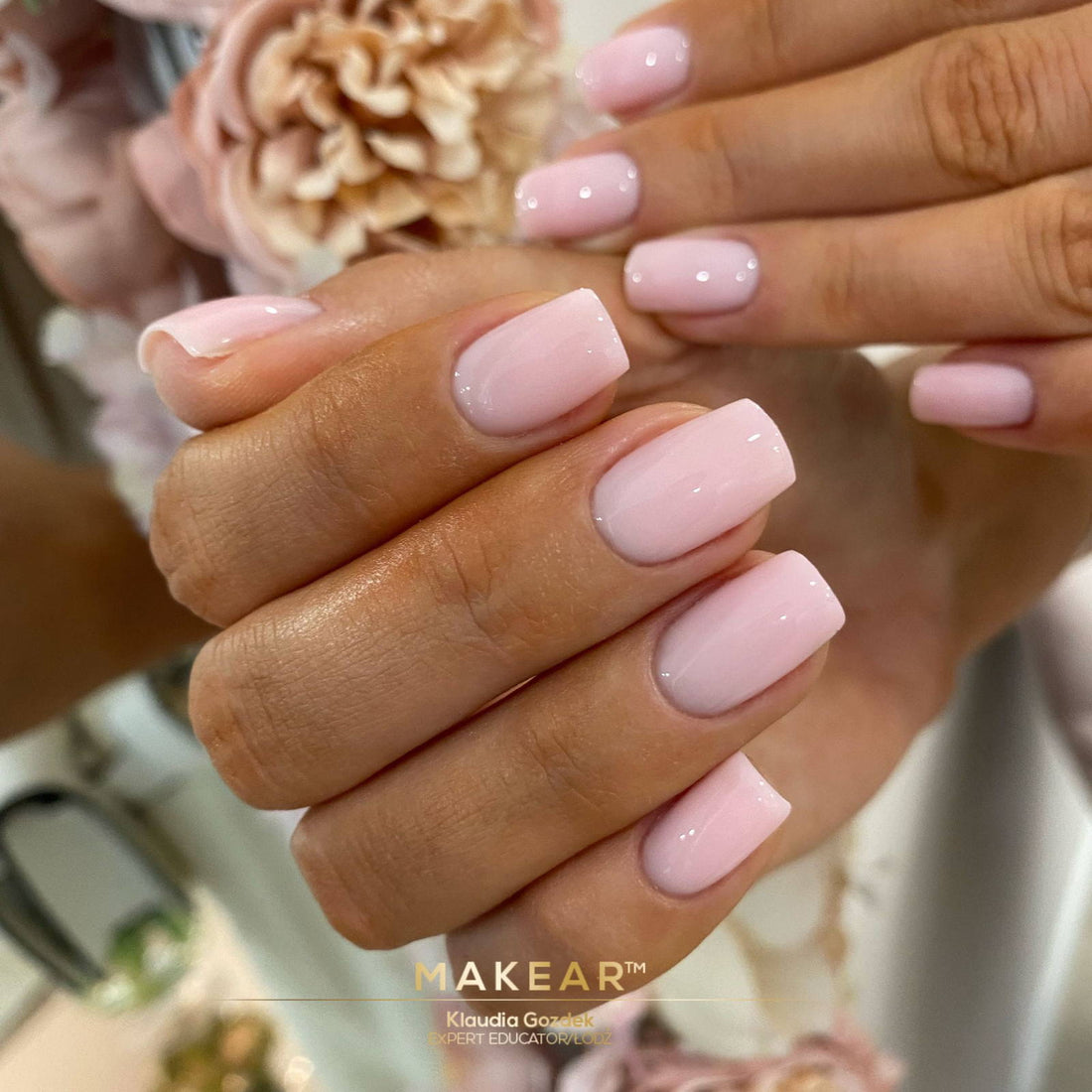 Makear Nude Rubber Base NRB03 Pudding Pink Gummibasis für Nägel 8ml