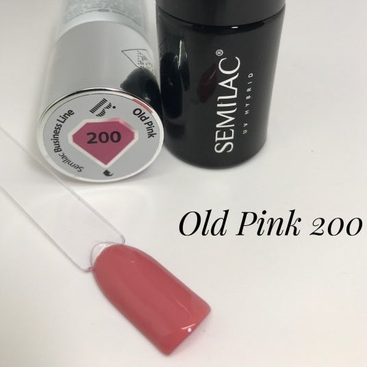 Semilac 200 Hybrid-Nagellack, OLD PINK, 7 ml