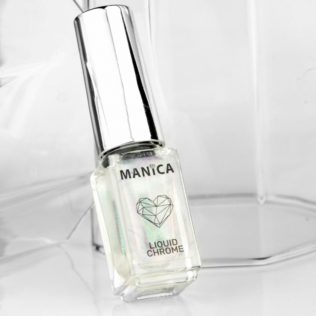 Flüssiger Nagelstaub mit Glas-Kameleon-Manica-Flüssigkeitsroseneffekt