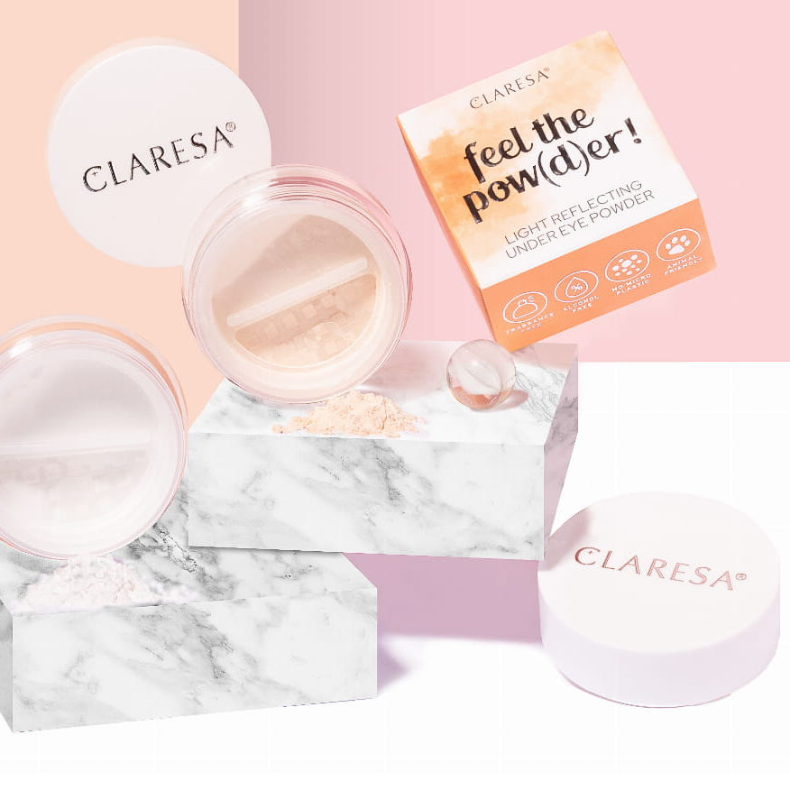 Claresa Matte Eye Powder 01 White – FÜHLEN SIE DAS POW(D)ER! Puder für die Augenpartie