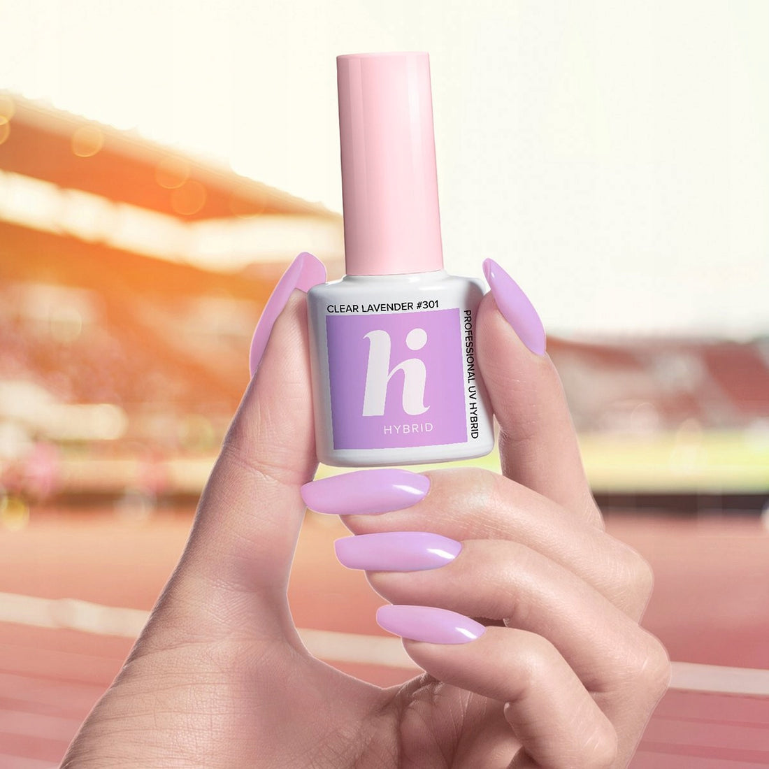 HI HYBRID #301 Hybrid-Nagellack, transparent, Lavendel, 5 ml