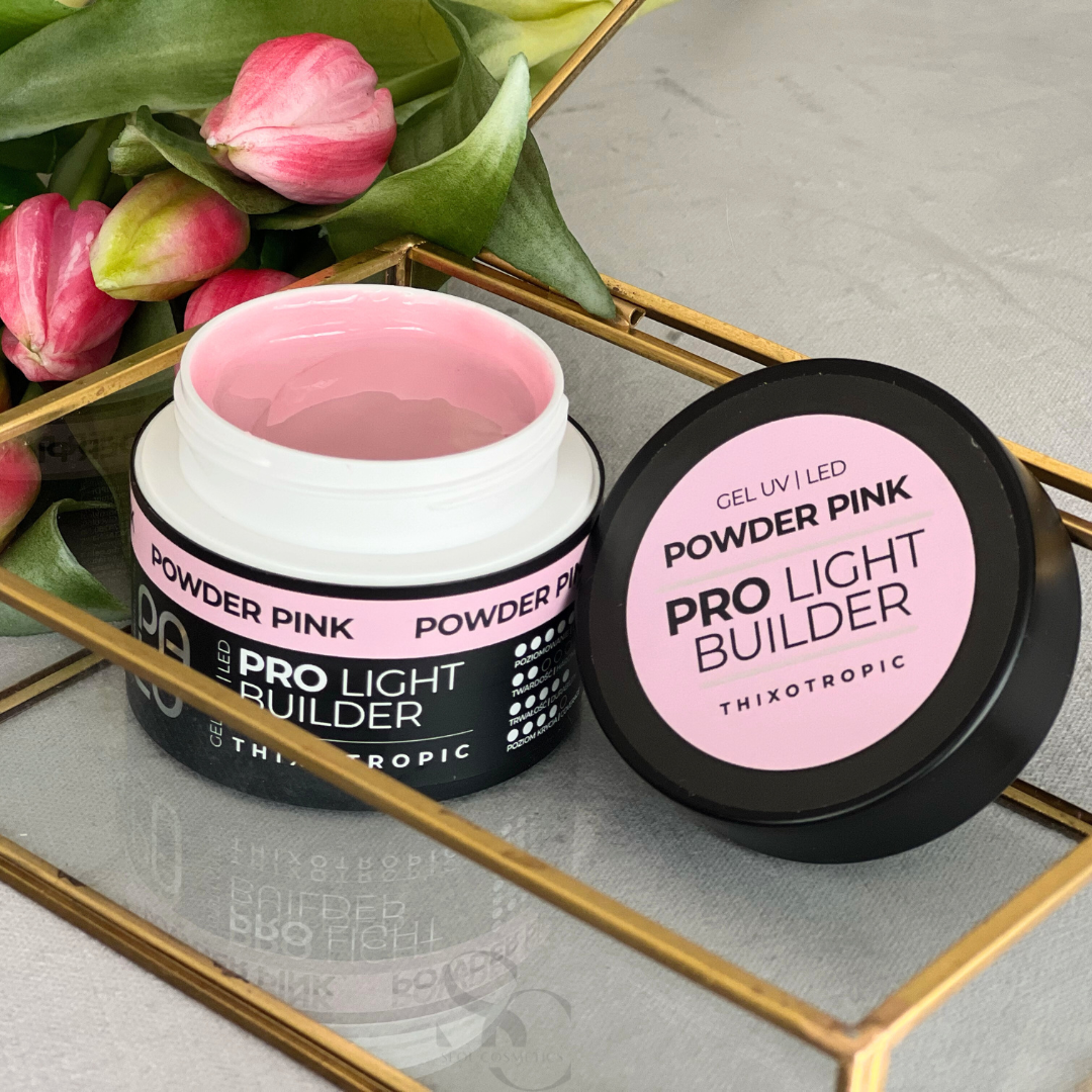 Palu Pro Light Builder Powder Pink 45g Nagelaufbau-Gel