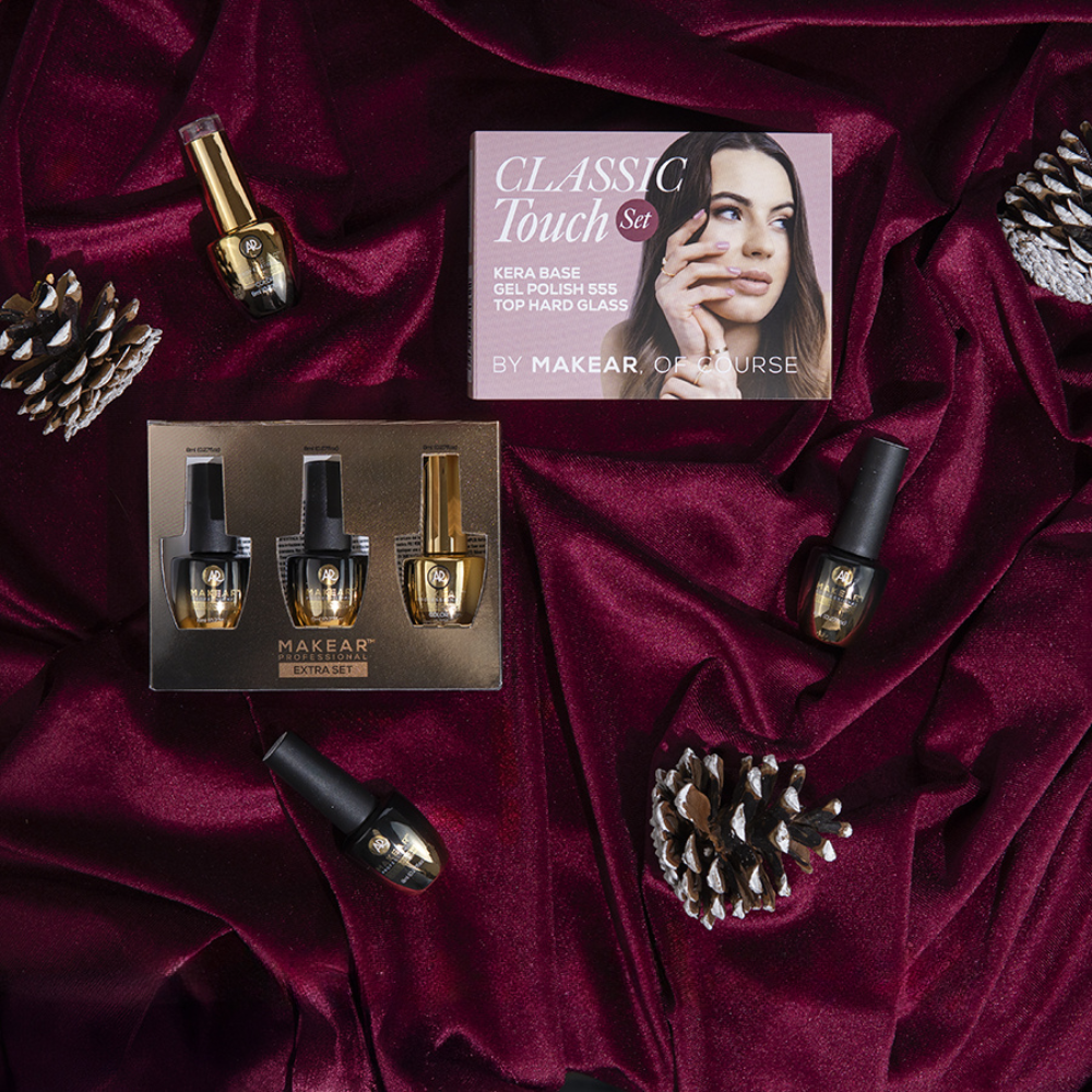 Makear Weihnachtsset Classic Touch Set Hybridlack + Base + Top