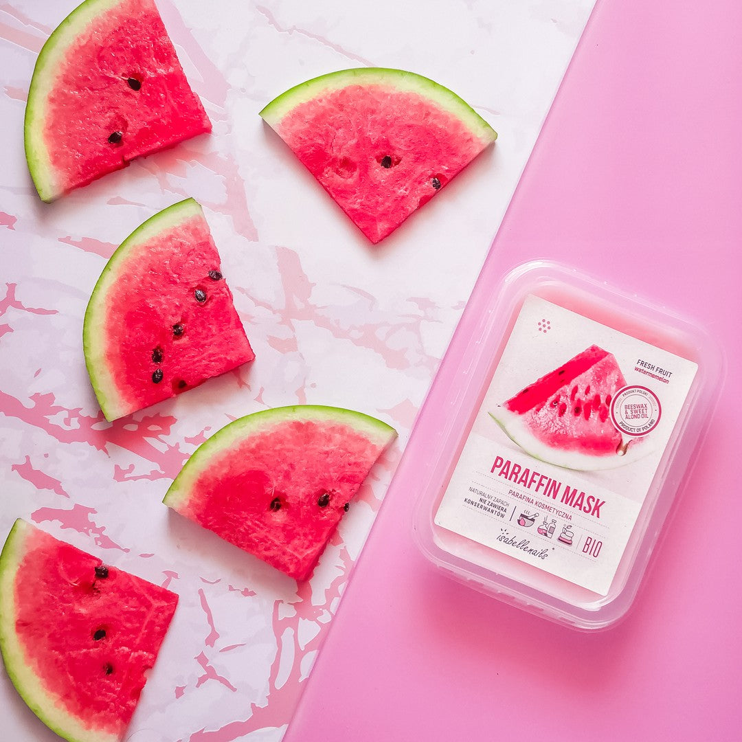 Kosmetisches Paraffin für Hände und Füße 500ml WATERMELON BIO Wassermelonen-Paraffinbehandlung