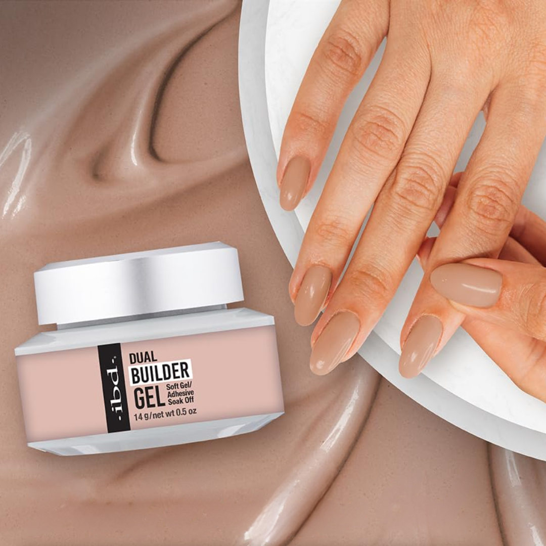 IBD Dual Builder Gel Barely Nude Nagelaufbaugel 14g