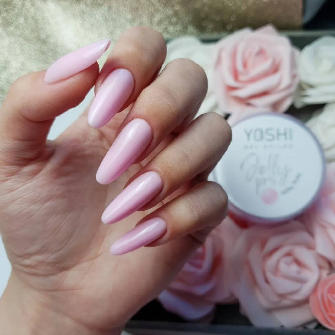 GROßES Yoshi Nagelaufbaugel Jelly PRO Gel Milky Pinky Jelly 50ml