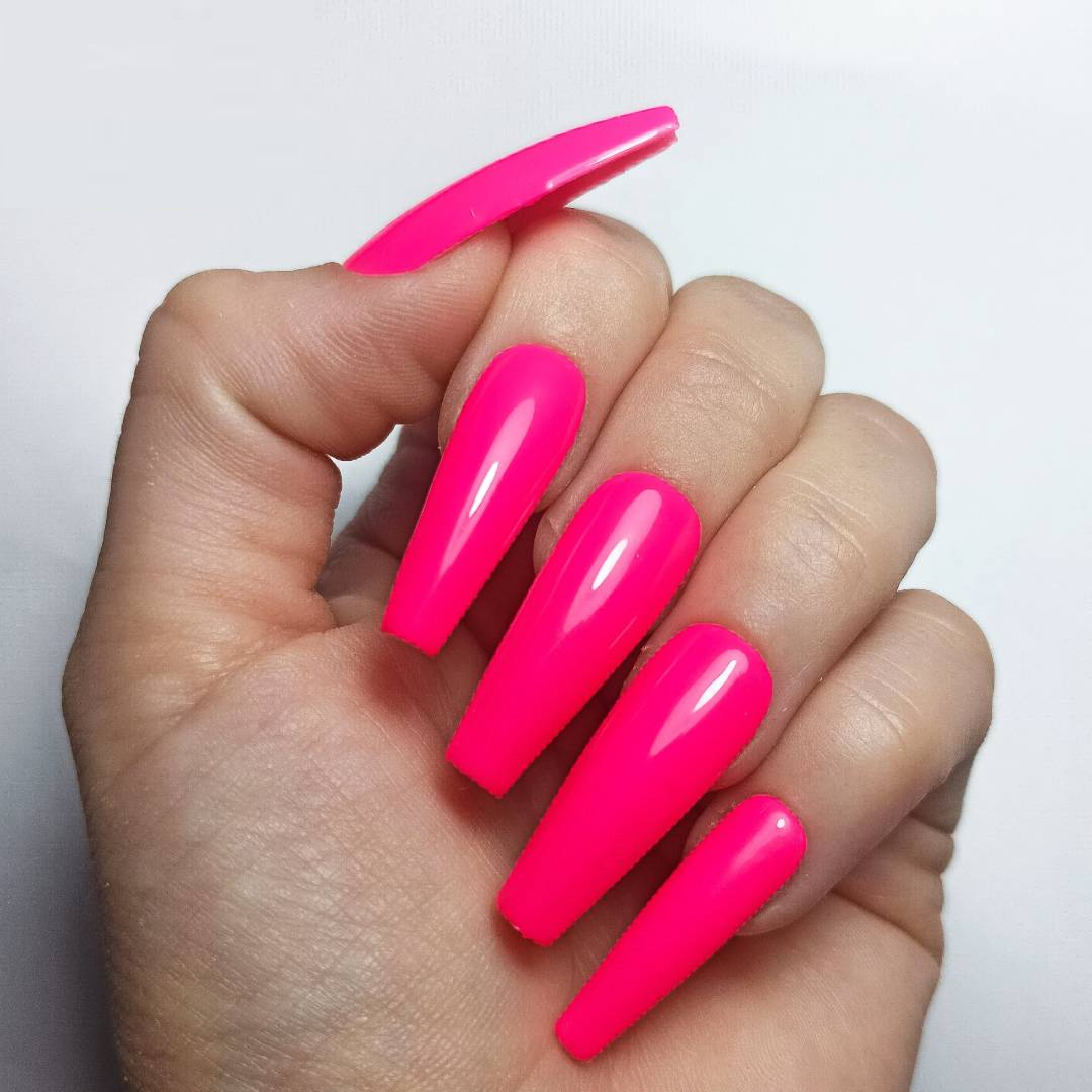 Yoshi UV-Hybrid-Nagellack 902 Bellagio Pink Neon, 6 ml