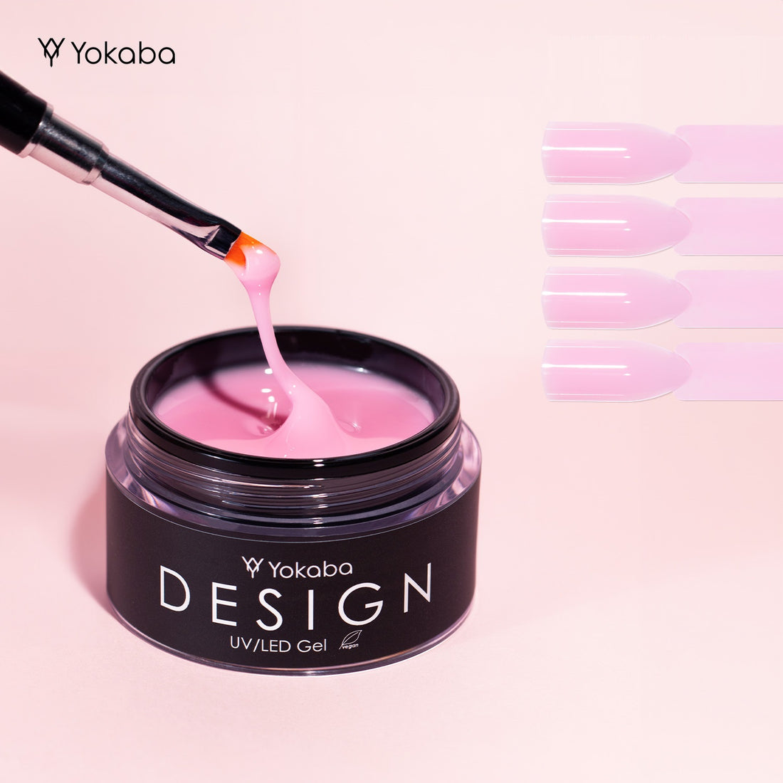 Yokaba DESIGN Nagelaufbau-Gel 10 BLUSH FANTASY UV/LED 50ml