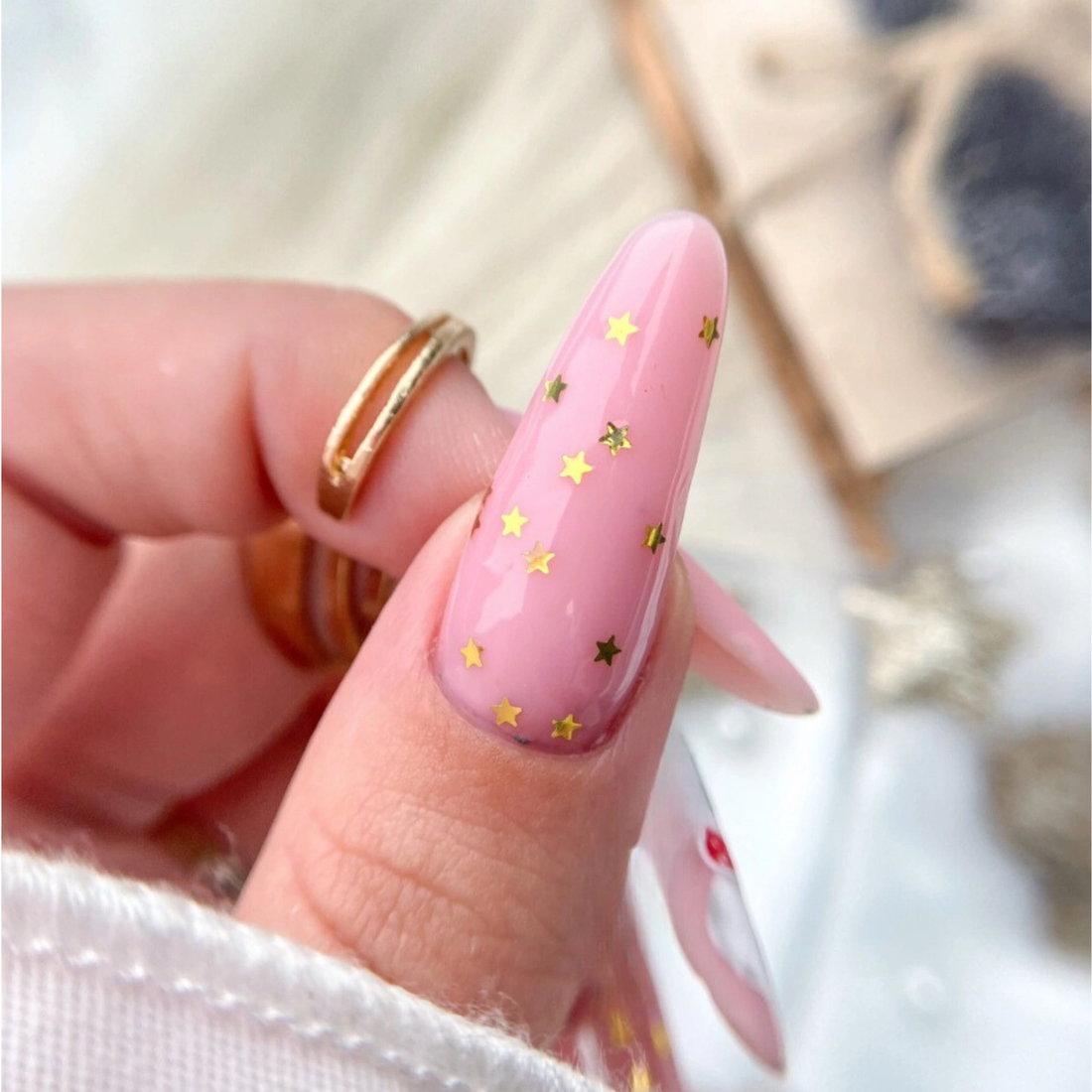 Yoshi Top Star Light Hybrid-Nagellack Gold Sterne Gold 10ml