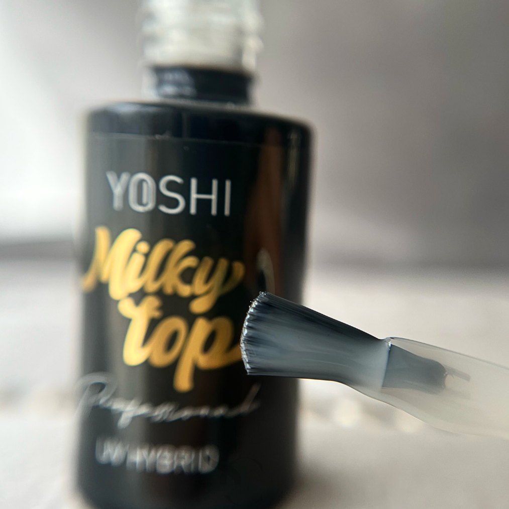 Yoshi Top Milky Gel-Nagellack, milchig-ombre, Babyboomer, 10 ml