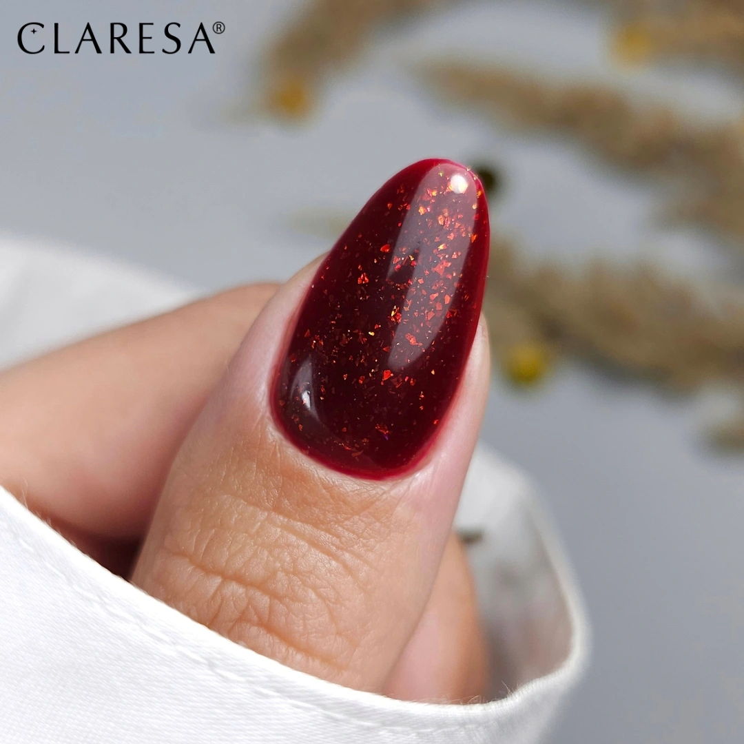 Claresa Hybrid-Nagelbasis, Regenbogen-Jello-Basis, Kirschschnittfolie, 5 g