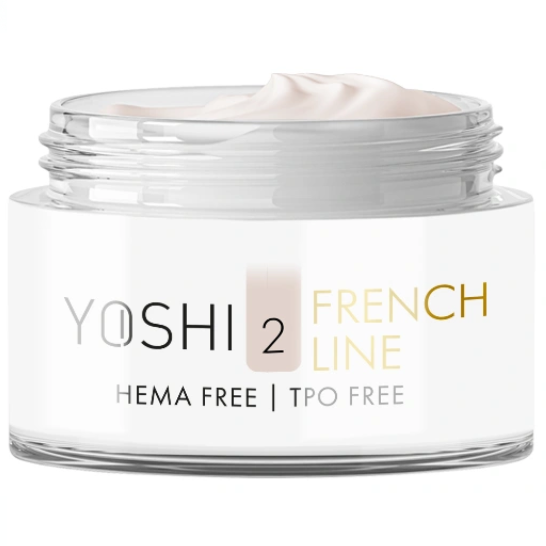 GROSSE Yoshi Nagelaufbau-Gel French Line Nr. 2, French Manicure, 50 ml