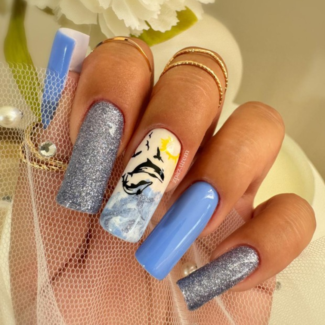 Manica Hybrid-Nagellack 141 Skytastic, LED/UV-Gel-Lack, 10 ml
