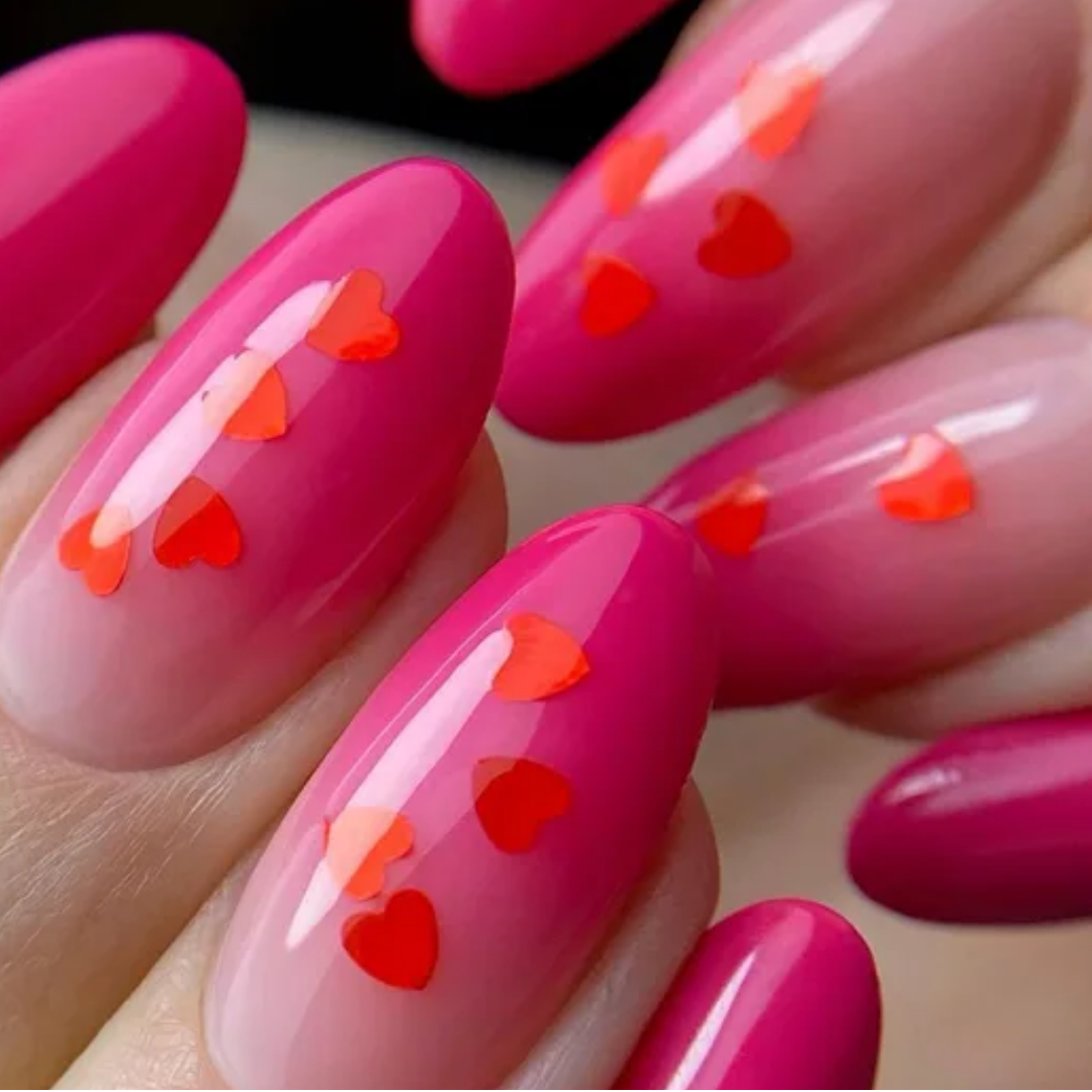 Yoshi Top Pure Love Hybrid-Nagellack mit Herzen 10ml