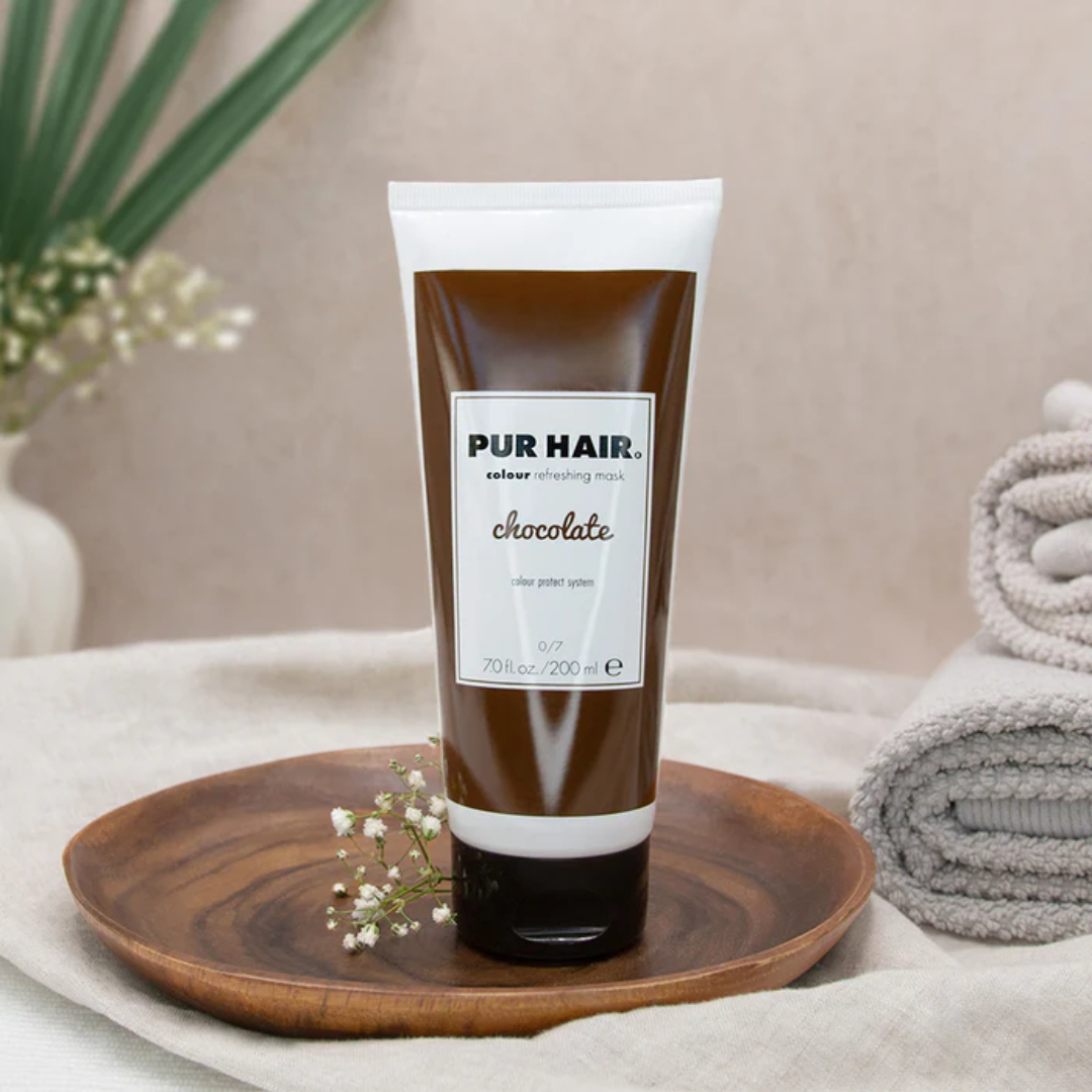 PUR HAIR Refreshing Mask Erfrischende Farbmaske für Haare SCHOKOLADE 200ml