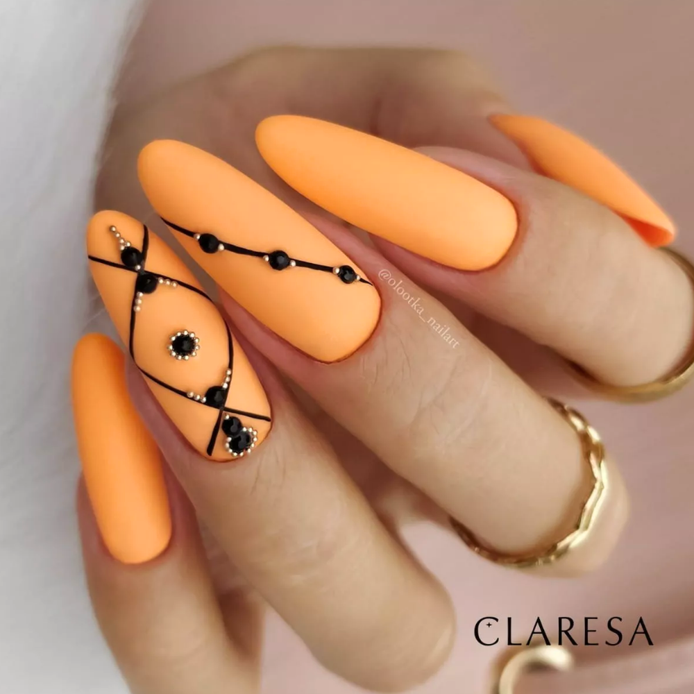Claresa Hybrid Nagellack CANDY 2 neonorange