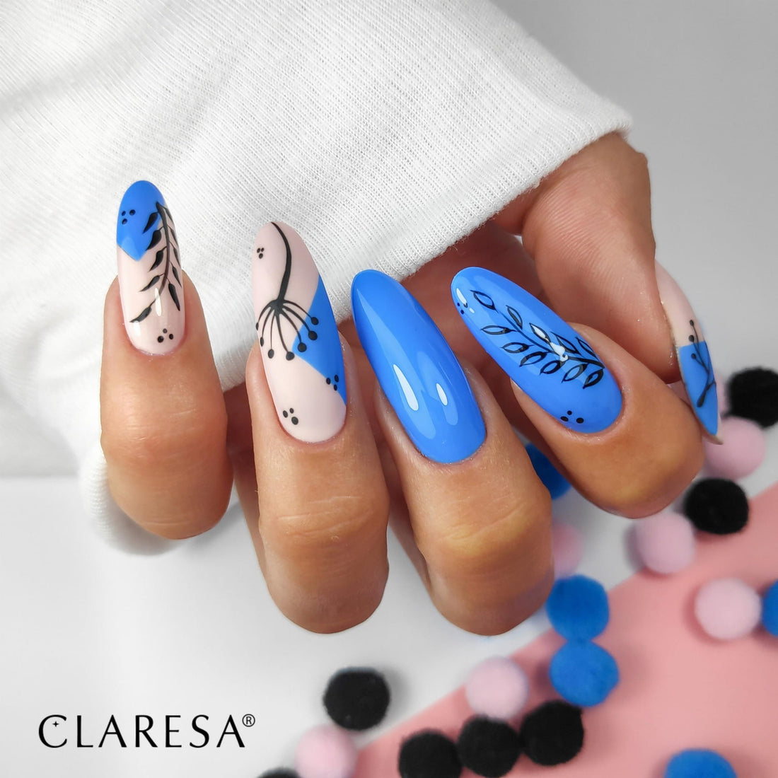 Claresa Hybrid Nagellack BLAU 707 blau Take me to the River