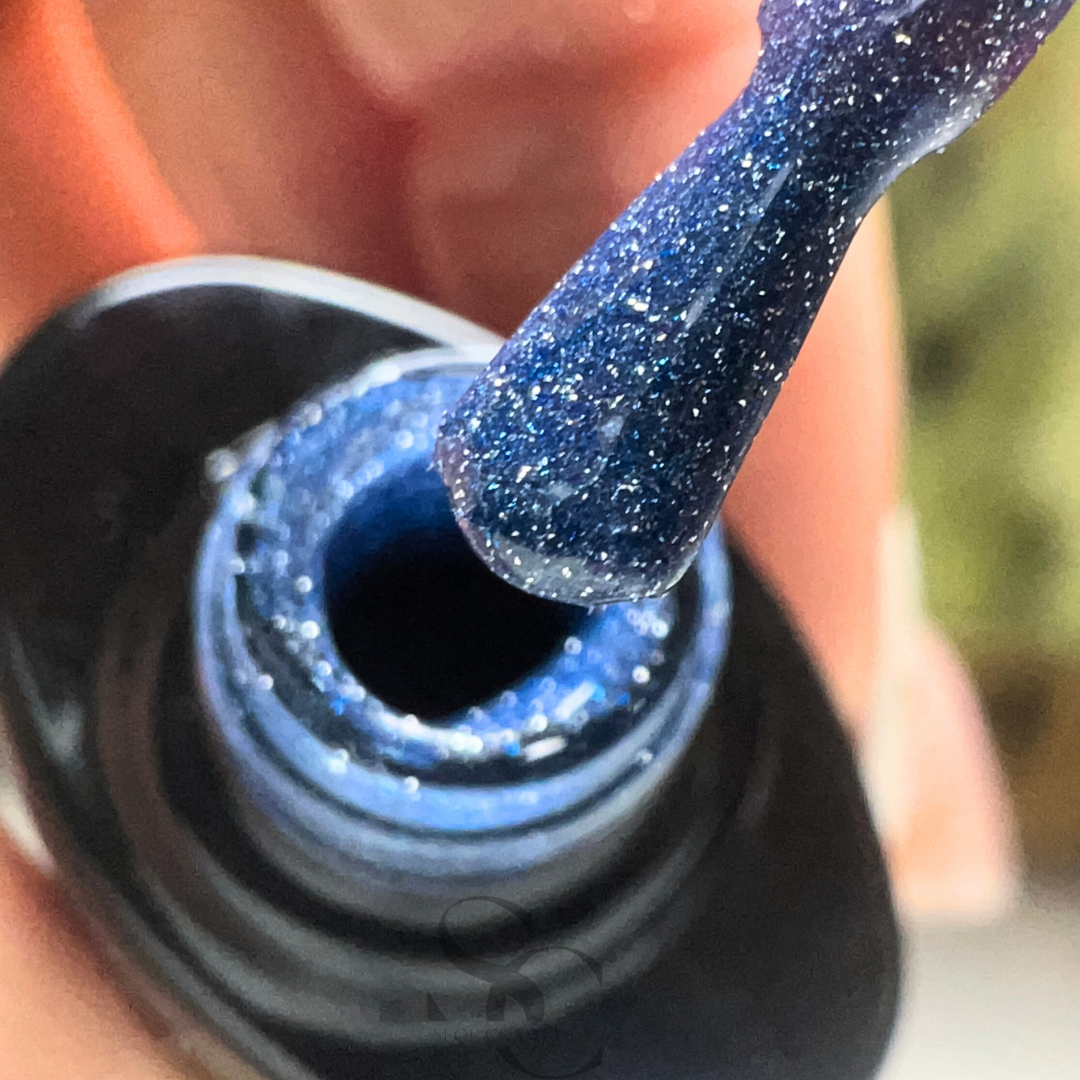 Claresa Hybrid Nagellack STARLIGHT 7 Blitzeffekt blau