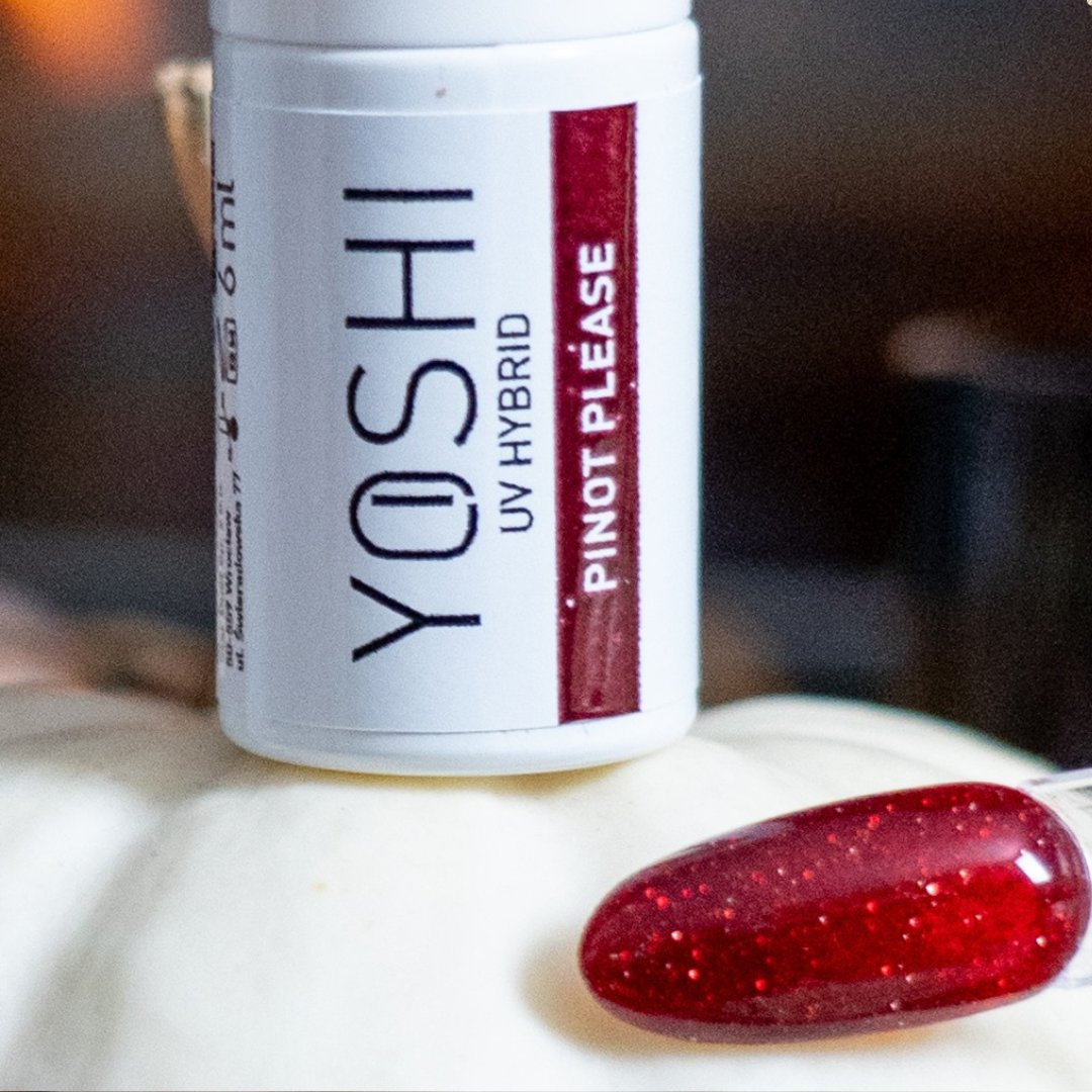 Yoshi UV Hybrid Nagellack 147 Pinot Please Flash-Effekt 6ml