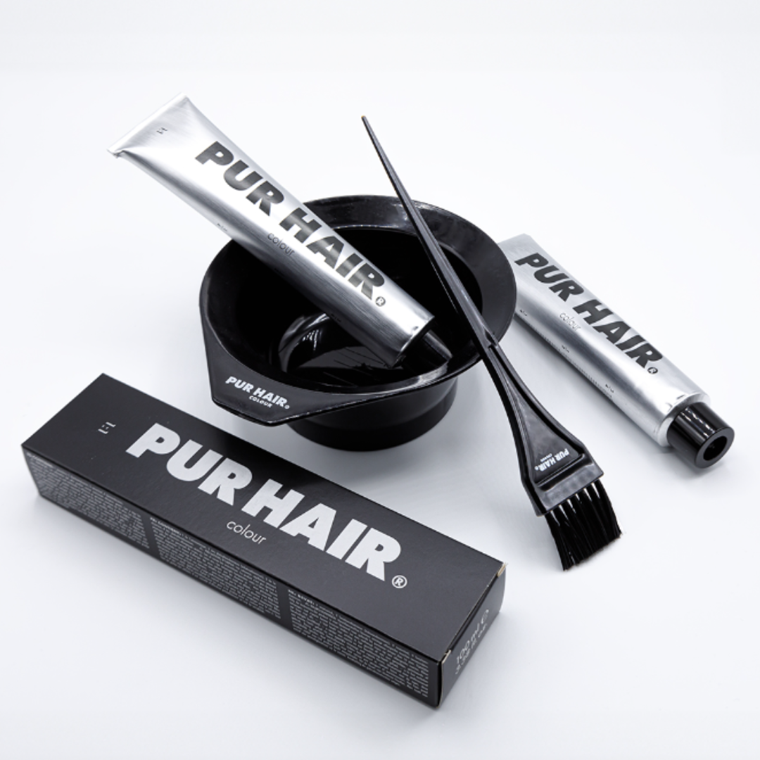 PUR HAIR Farbschale Pinsel Färbeschale + Mischpinsel