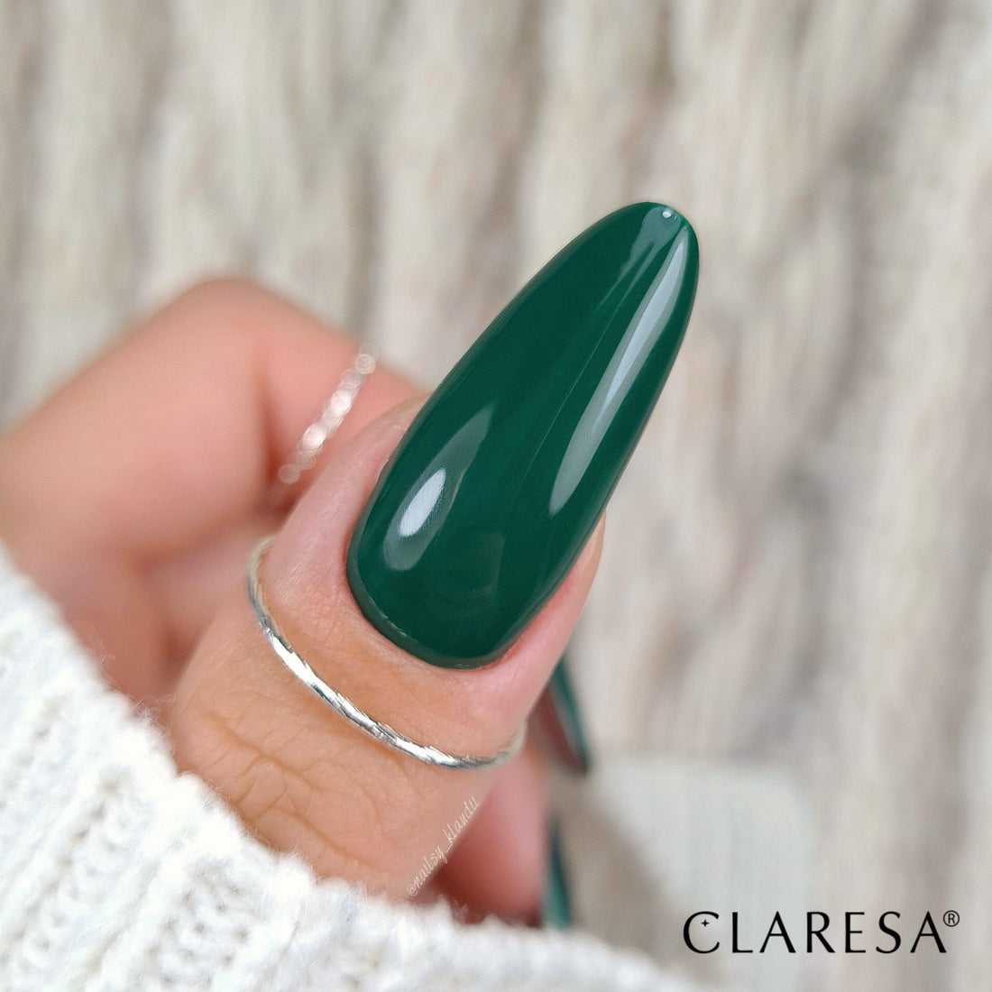 Claresa Hybrid Nagellack WARMIN FALL 8 flaschengrün