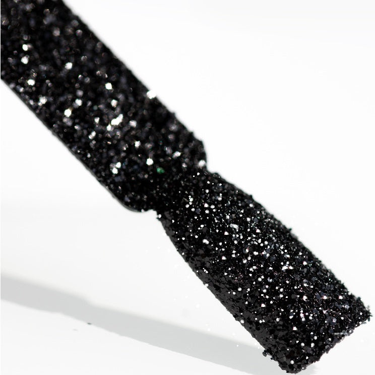 Onyx-Effekt-Nagelpuder, schwarzer Frost-Effekt-Glitzer für Federdekorationen
