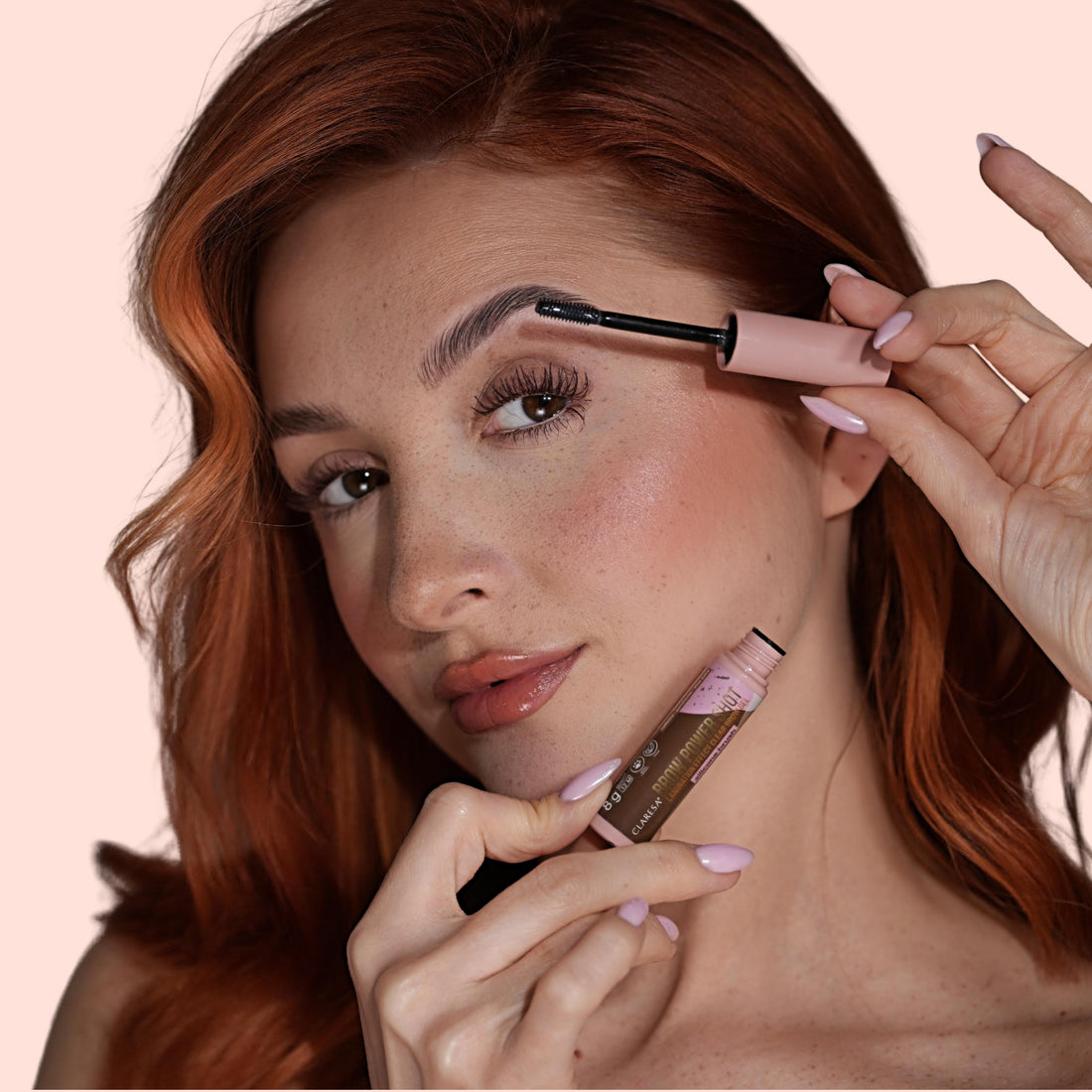 Claresa Brow Power Shot Augenbrauengel Laminierung Koffein transparent