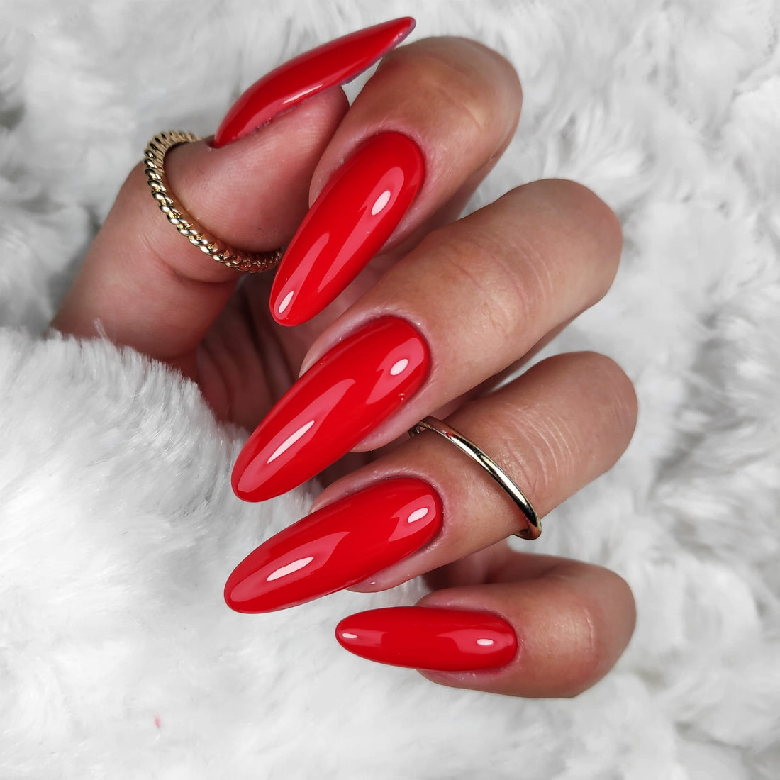 Claresa Hybrid Nagellack ROT 406 rotes Feuerwehrrot