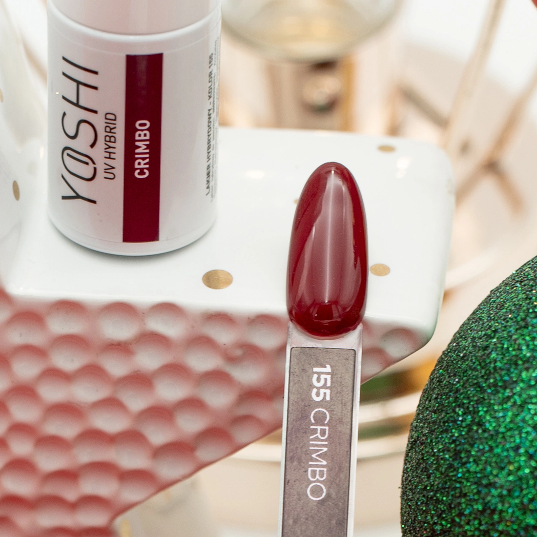 Yoshi UV-Hybrid-Nagellack 155 Crimbo Journey of Joy, 6 ml