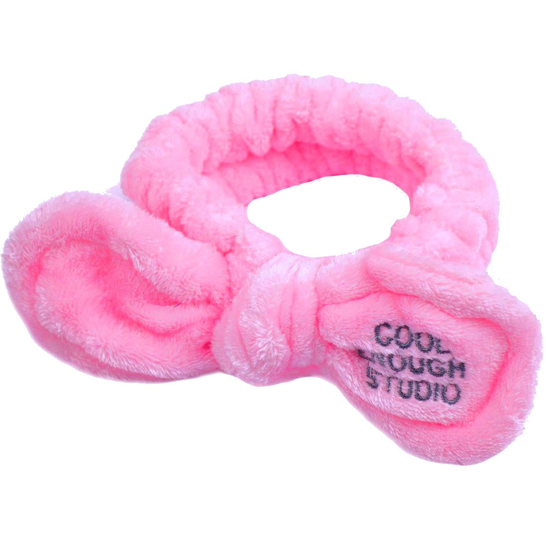Kosmetik Haarband BOW rosa Frottee Schleife zum Schminken