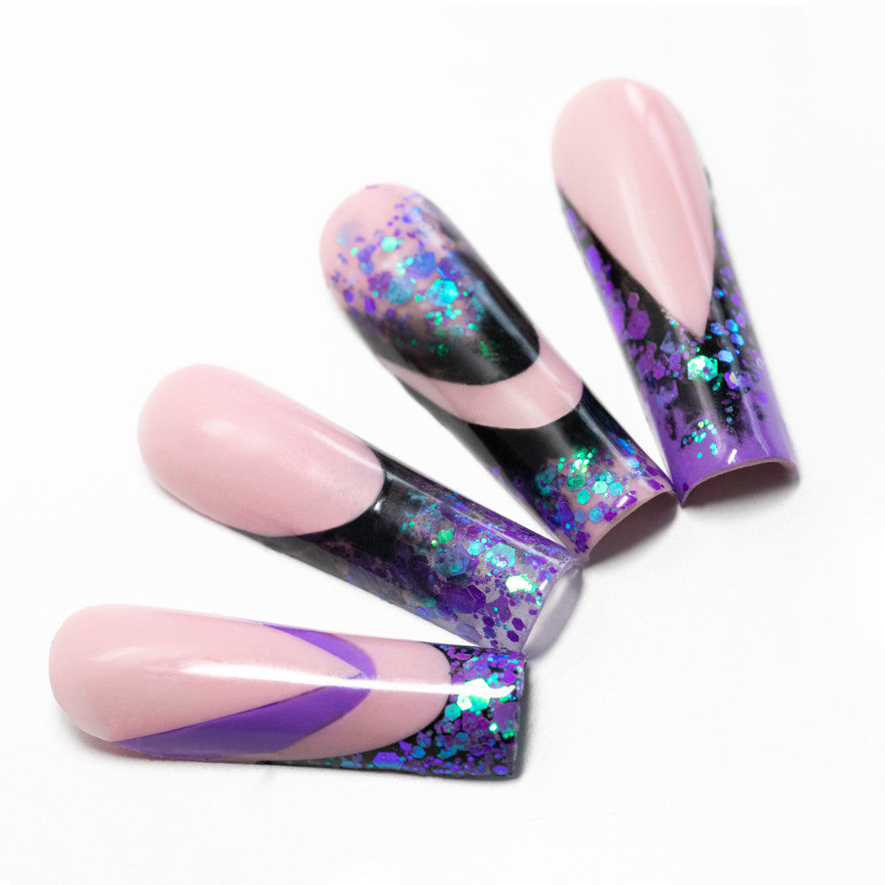 Combo-System Dual Form Silikonformen für French Manicure Sztylet System 12 Stück