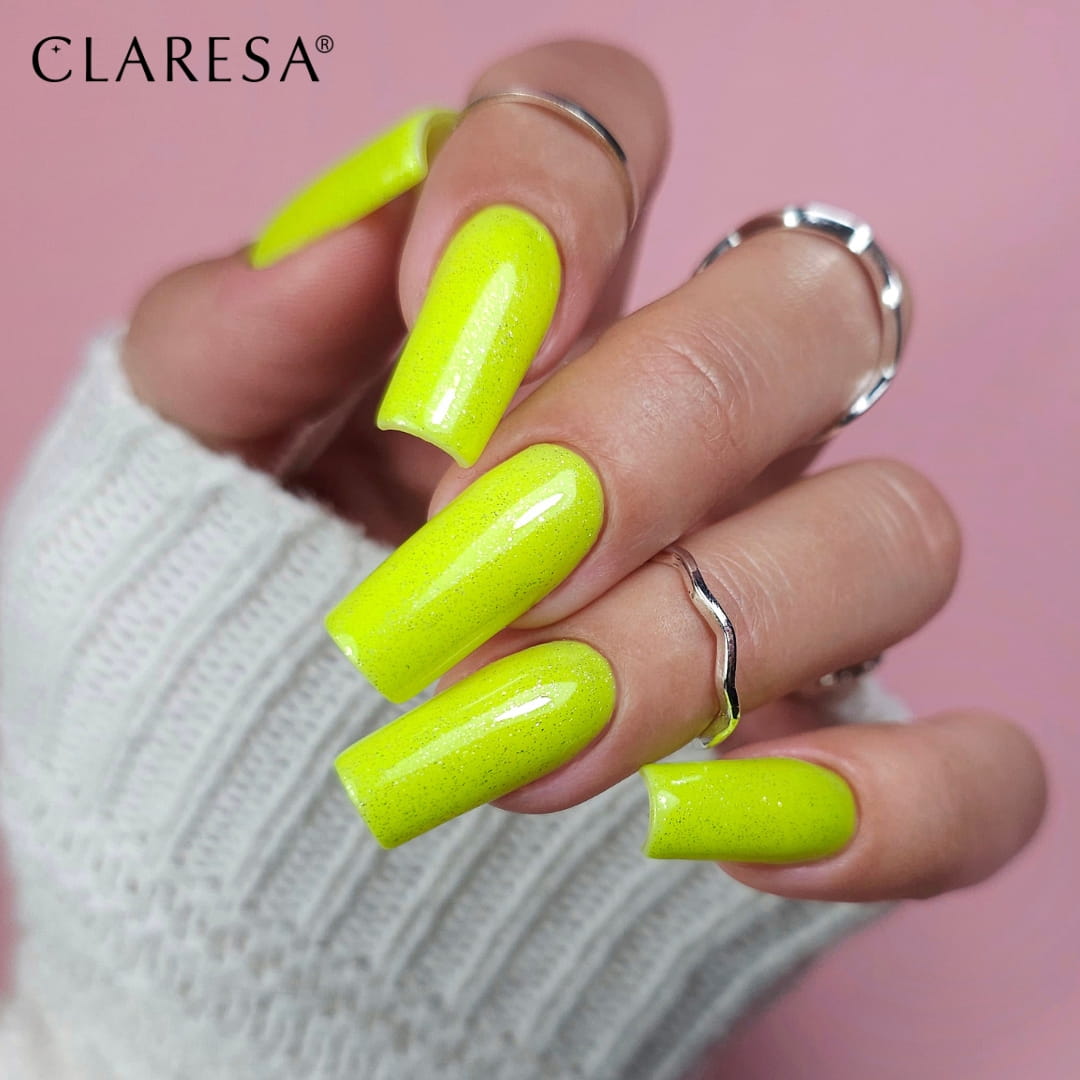 Claresa Hybrid Nagellack FUNKY DISCO 1 neongelb