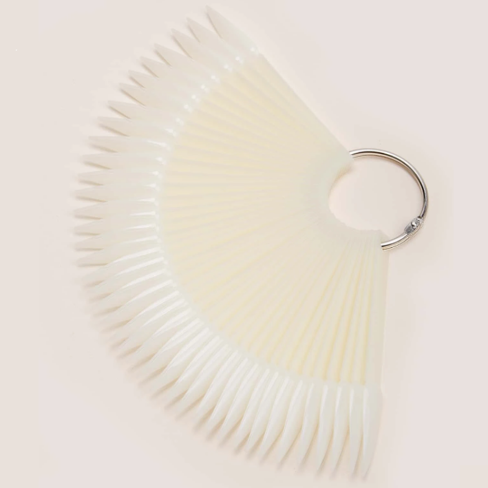 Milky Spike Fan Sample 50 Tips Farbsampler für Nagellacke