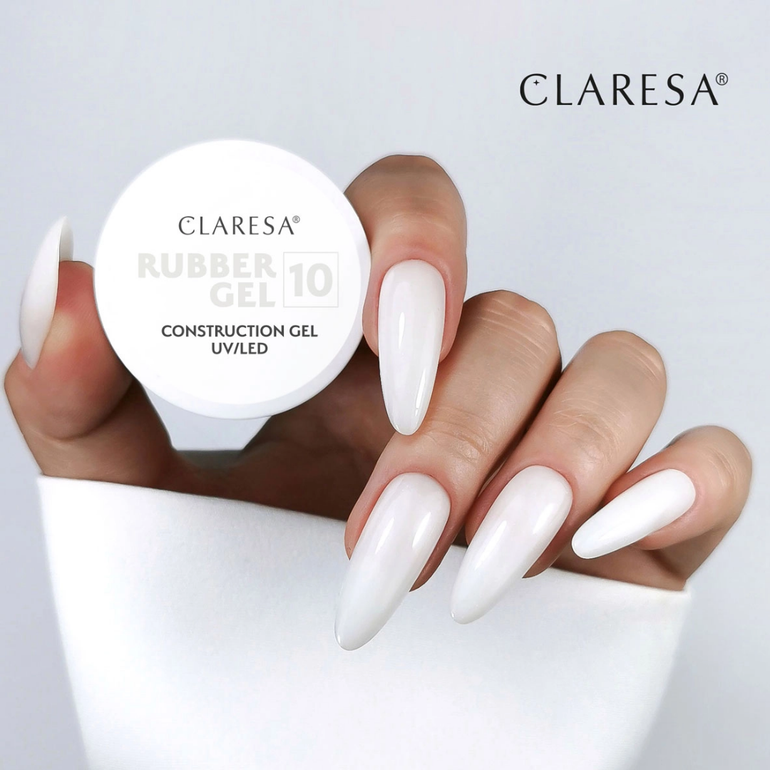 Claresa Rubber Gel 10 dickes Nagelaufbaugel 45g