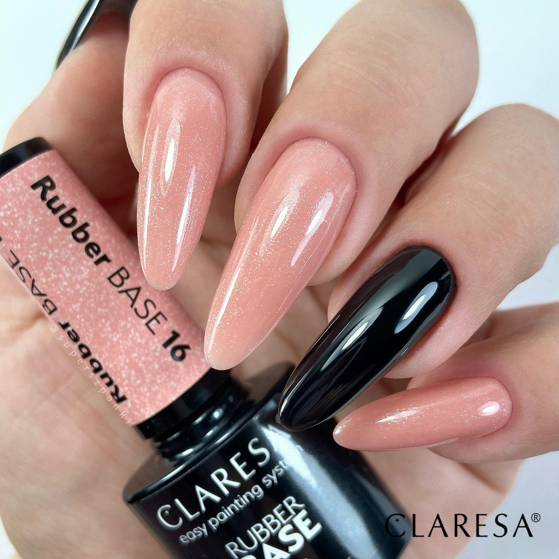 Claresa Base Rubber 16 Hybrid-Nagel-Basisgummi UV/LED
