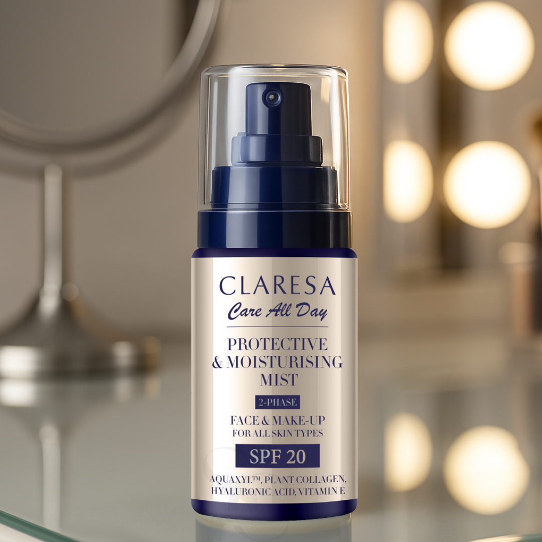 Claresa Protective&Moisturising Mist SPF 20 – schützender Feuchtigkeitsnebel, 50 ml