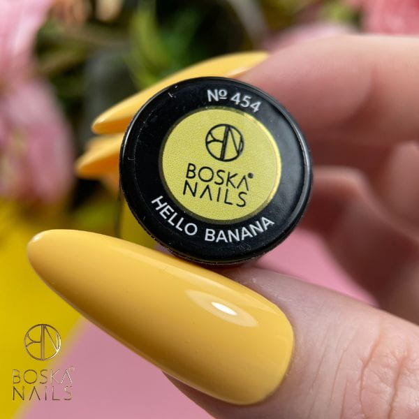 Boska Nails Hybrid-Nagellack 454 Hello Banana Yellow, 6 ml