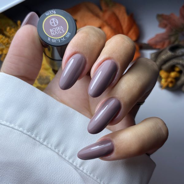 Boska Nails Hybrid-Nagellack 376 Warm Scarf Milchschokolade, 6 ml