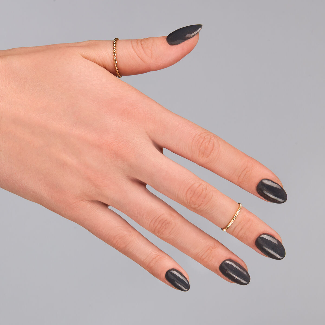 Semilac 325 FROSTY CARBON SHIMMER Hybrid-Nagellack 7 ml