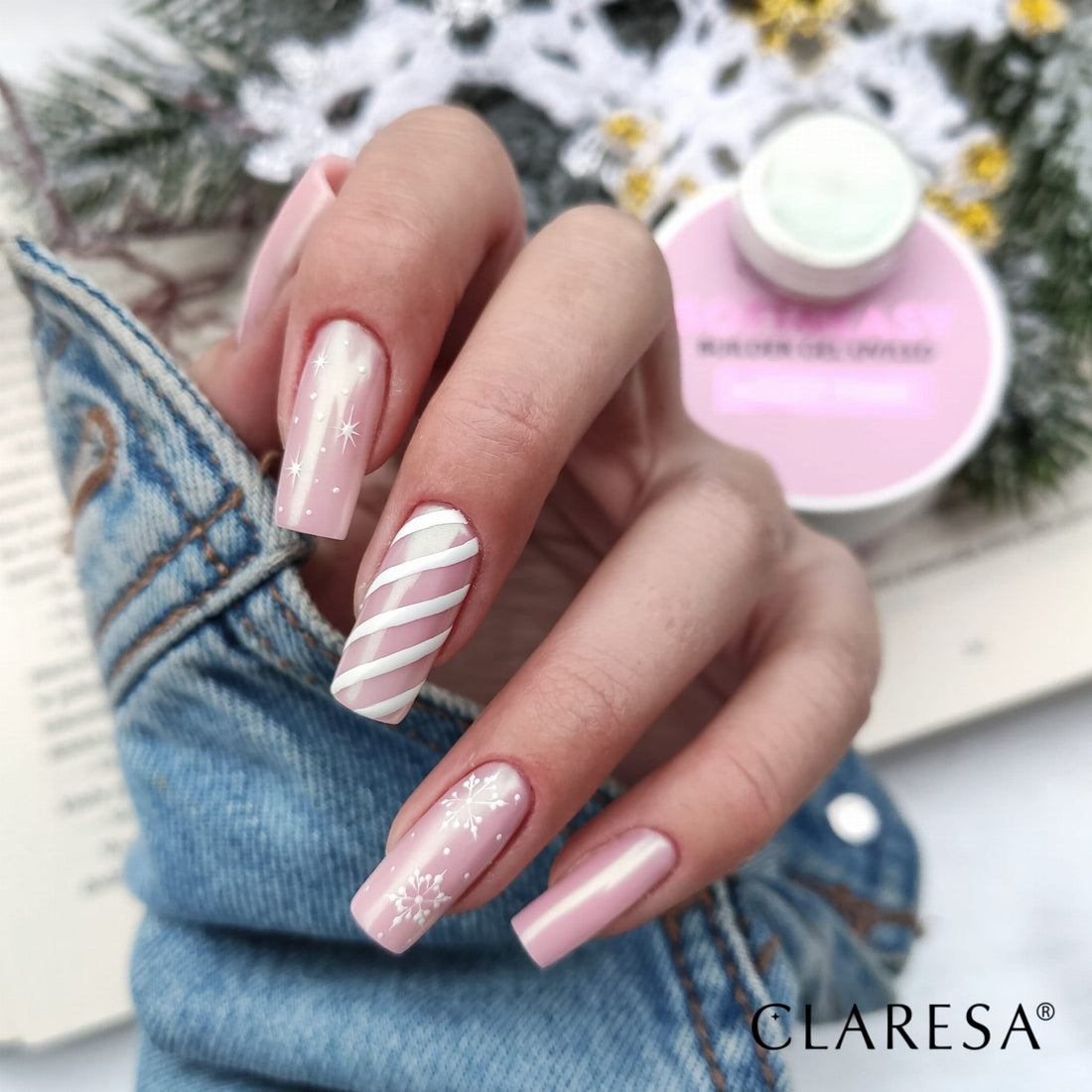 GROSSES Claresa Soft&Easy Builder Milchrosa Nagelgel 90 g